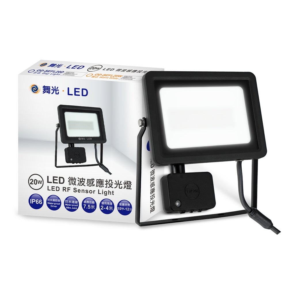 舞光DanceLight 20/30W 微波感應 LED投光/泛光/探照燈