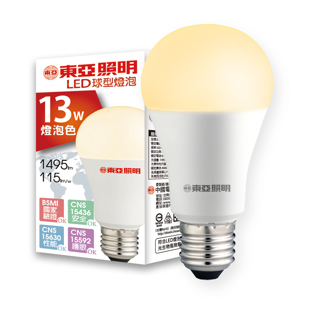東亞照明 LED燈泡 全系列 16W 13W 10W