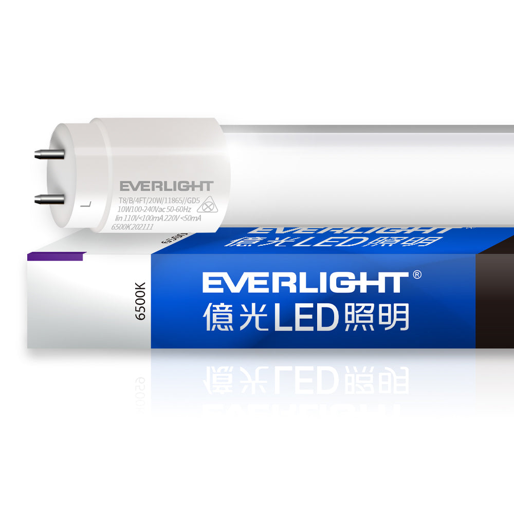 億光EVERLIGHT T8系列 2尺/4尺 10W/20W 玻璃燈管