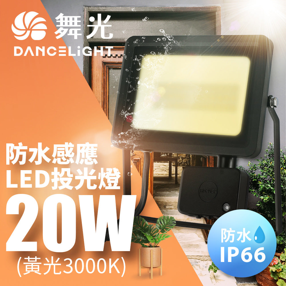 舞光DanceLight 20/30W 微波感應 LED投光/泛光/探照燈