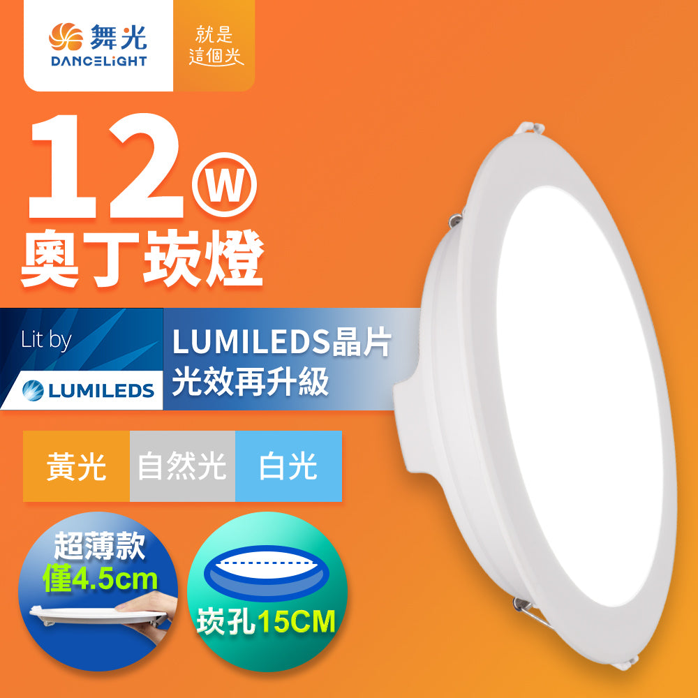 舞光DanceLight 奧丁系列 15CM嵌燈 LED崁燈