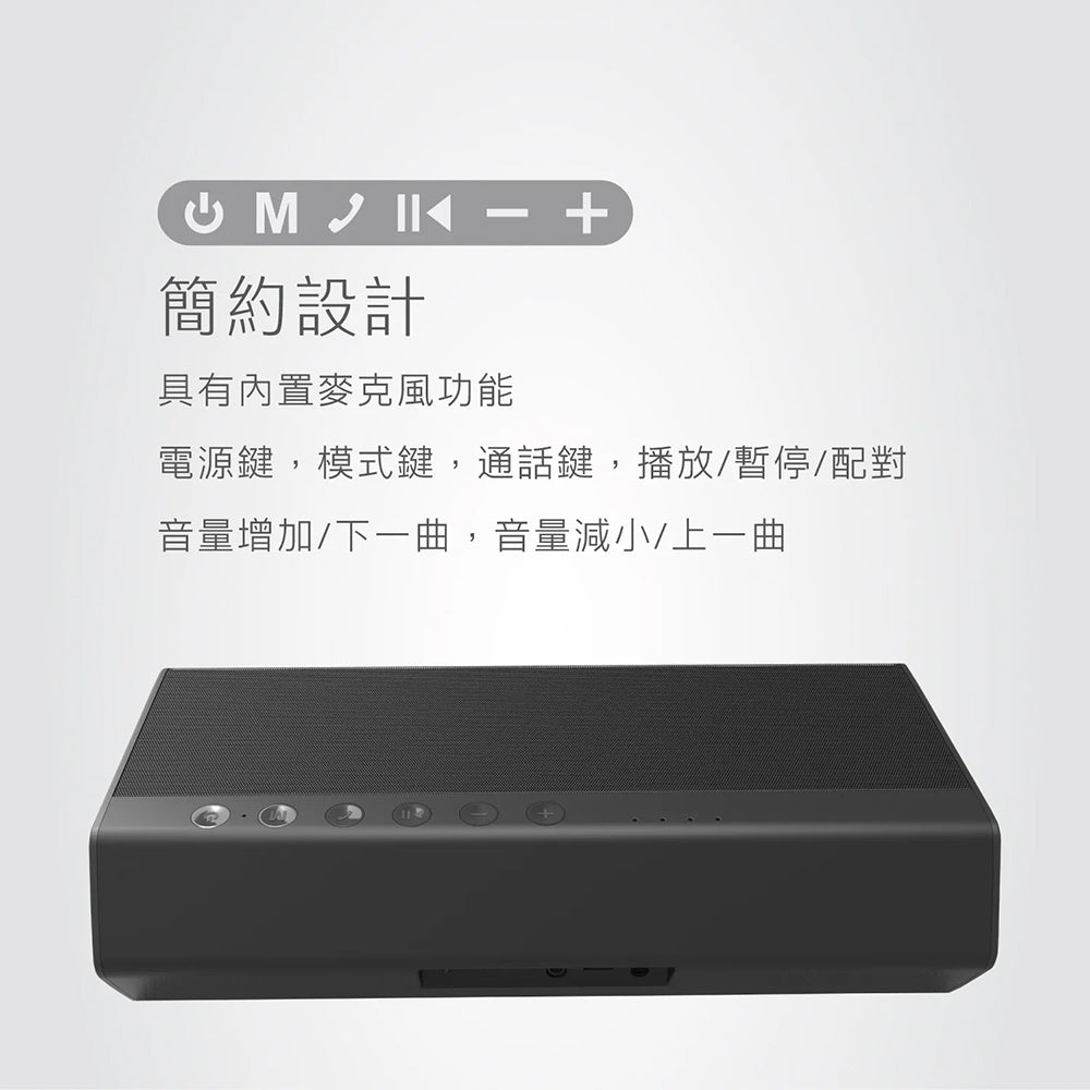 AIWA愛華 SB-X150 便攜式藍牙喇叭 無線音響 黑色/灰色