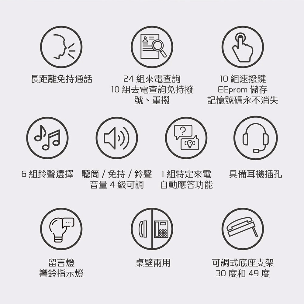 AIWA愛華 長距離免持對講電話 AG-9099