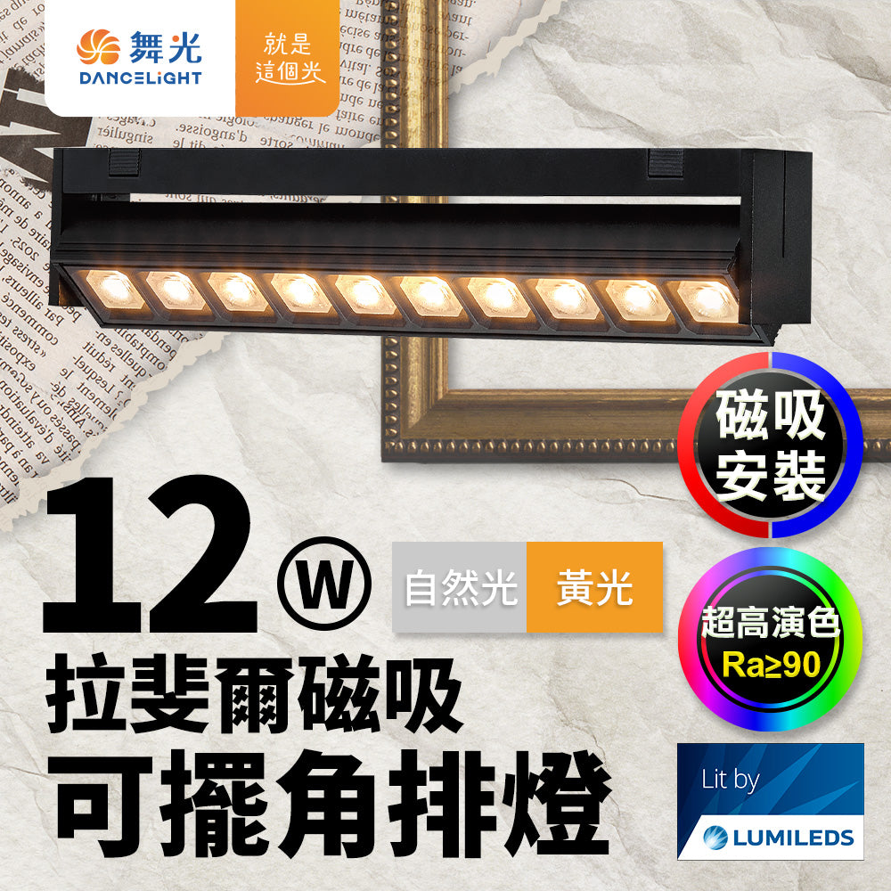 舞光DanceLight 拉斐爾 LED超薄磁吸燈 可擺角/投射/排燈 8W/12W/15W