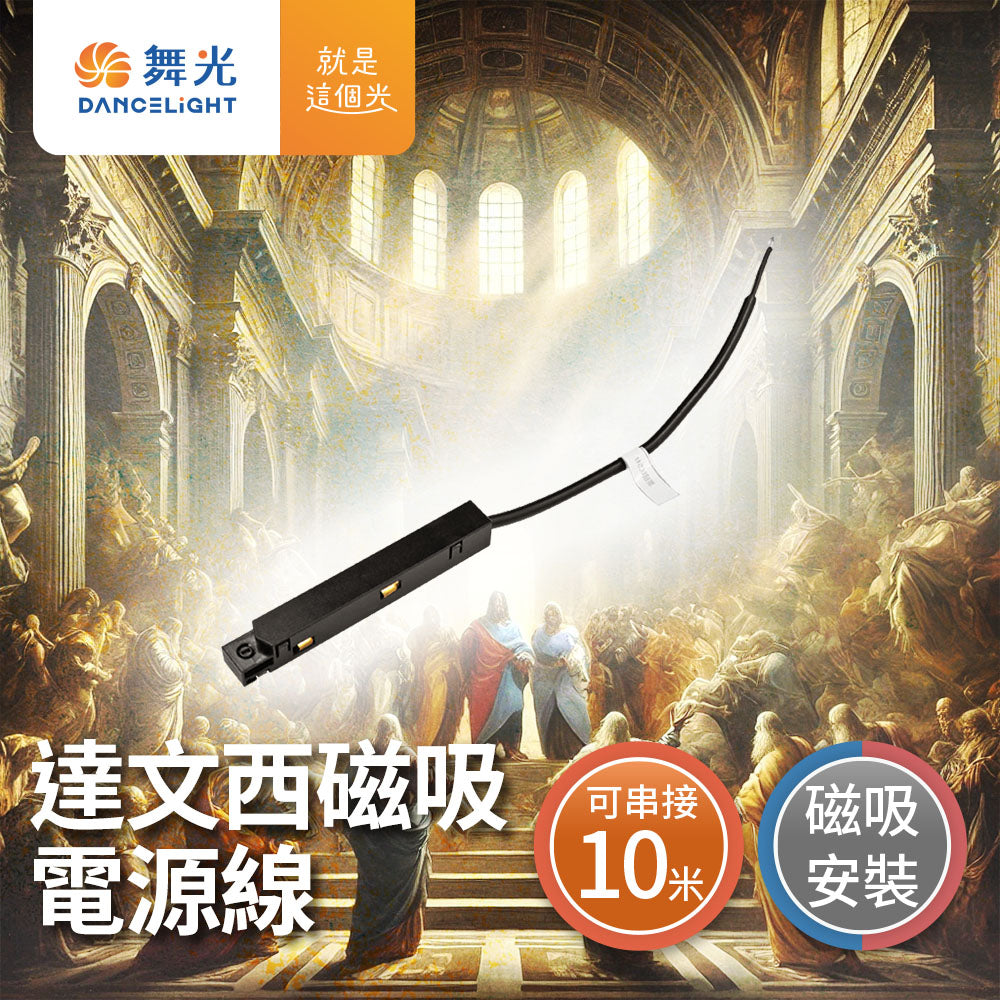 舞光DanceLight 達文西 LED磁吸軌道燈 電源線