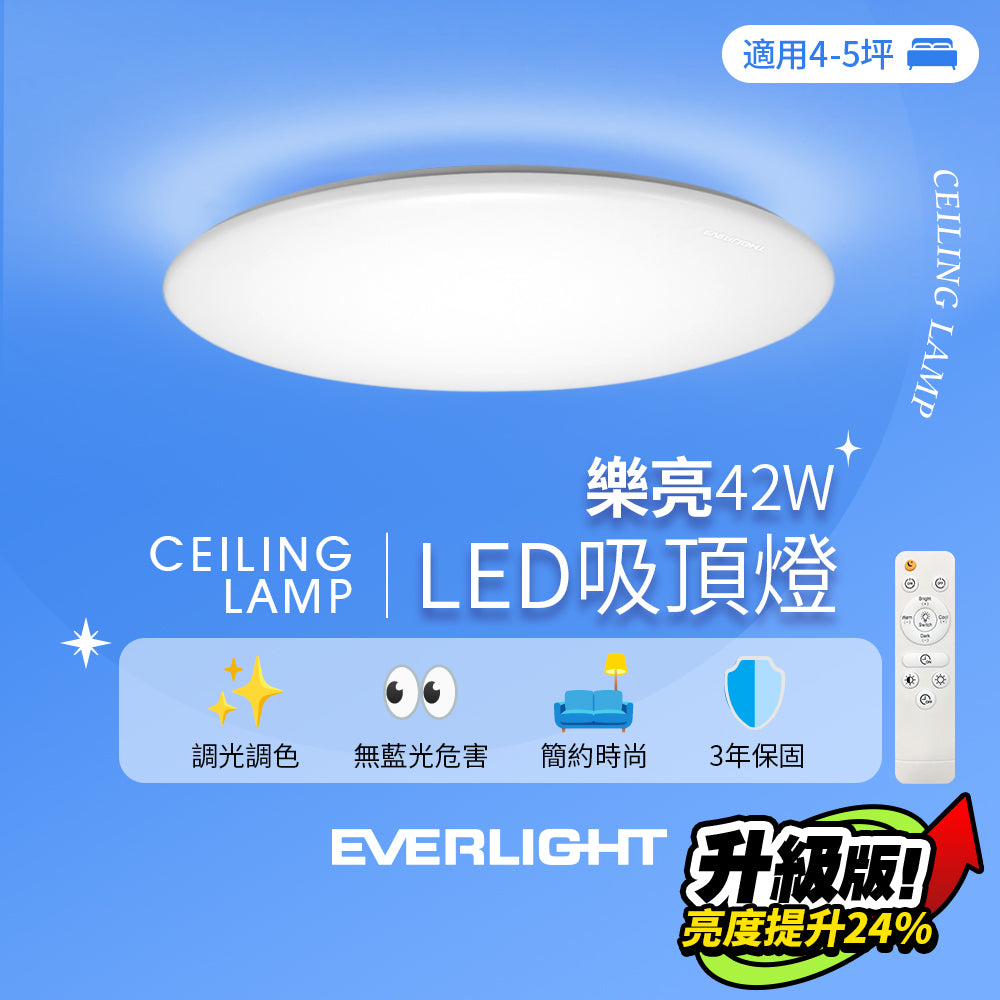 億光EVERLIGHT 樂亮系列 LED遙控吸頂燈