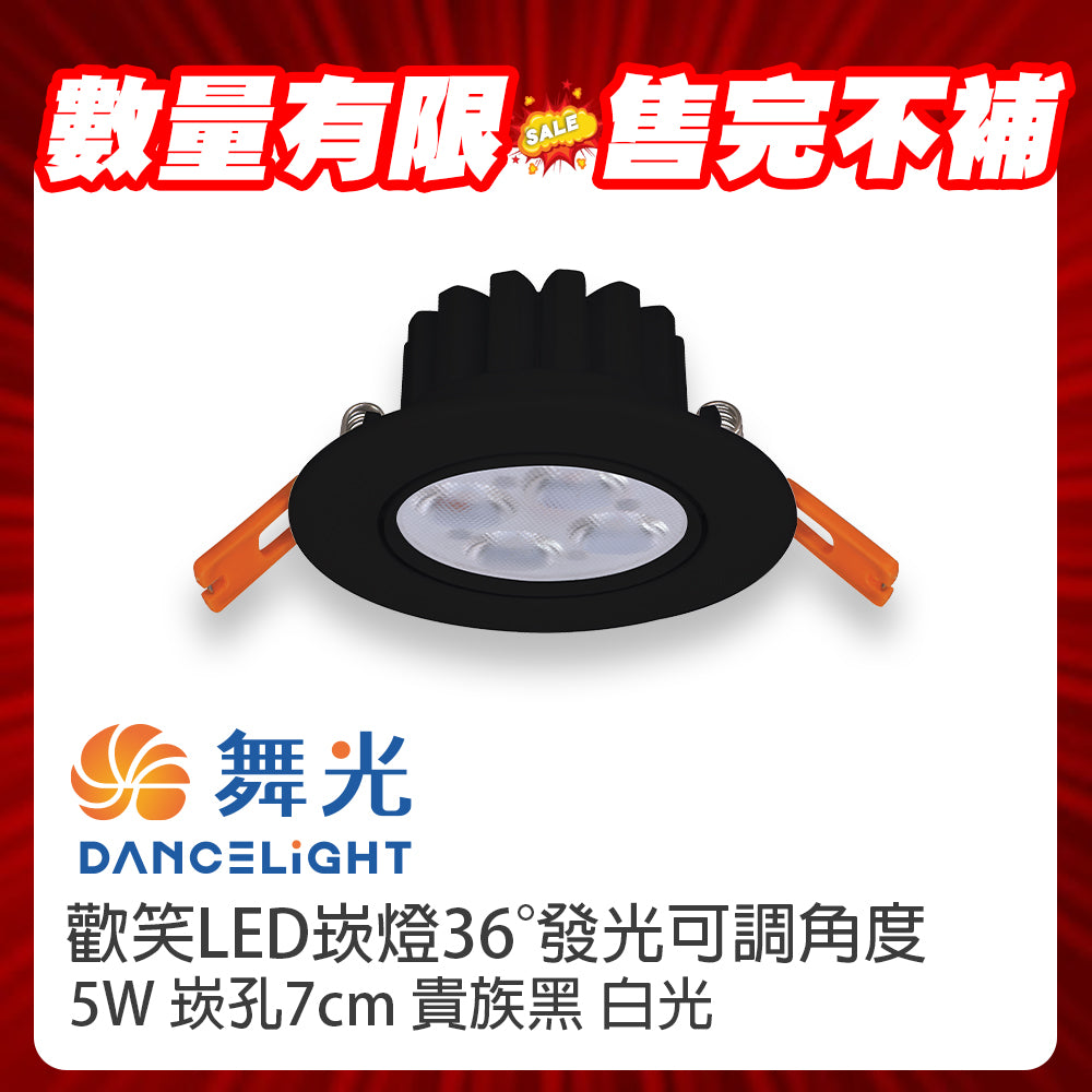 (S級福利品) 舞光DanceLight 歡笑 LED崁燈 5W 可調角度 重點照明