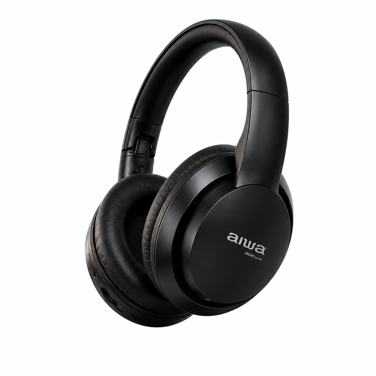 AIWA NC-R18 耳罩式藍牙耳機 59小時長續航 40mm大單體 雙設備連線 黑/白